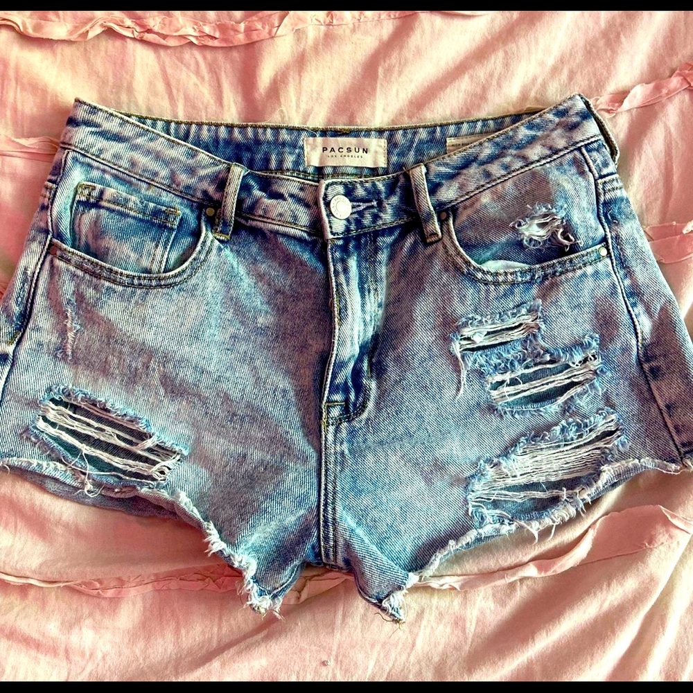 pacsun high rise festival shorts